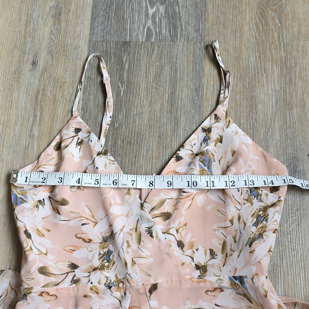 Secret + Saints Floral Ruffle Mini Dress with Tie Waist - Picture 6 of 15